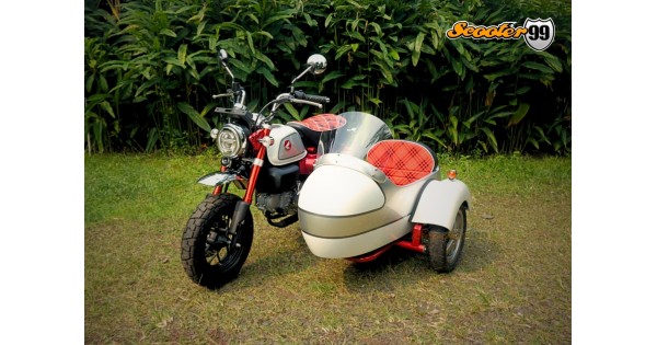 Sidecar Kit for Honda Monkey – Retro Sport Edition by Scooter99