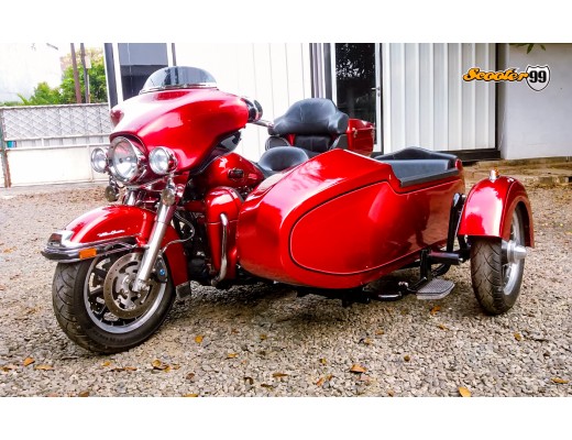 Sidecar Kit for Harley Davidson Red Metallic Touring Edition