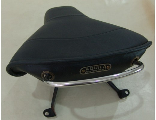 Single Saddle front, black